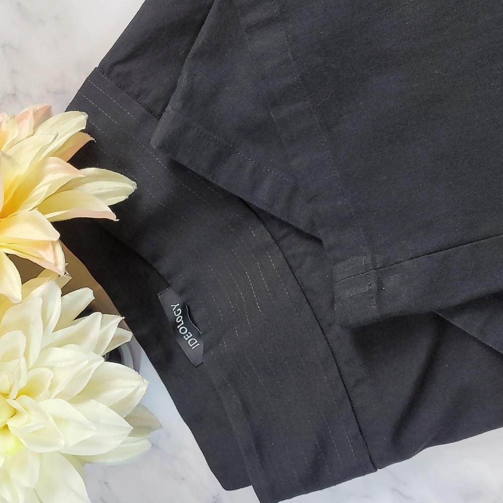 NWOT IDEOLOGY BLACK SIDE ZIP BOOTLEG PANTS